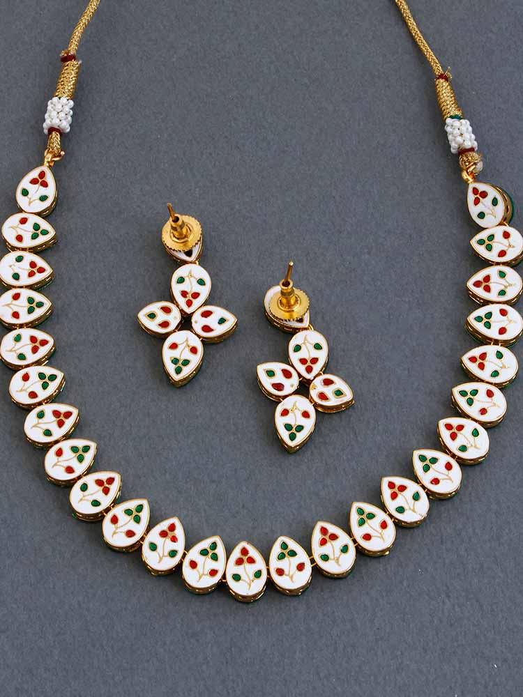 Golden Jayanthi Plated Jewellery Set - Image 2