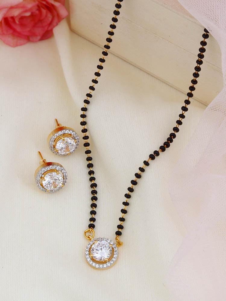 Golden Jennifer Mangalsutra Set - Image 2