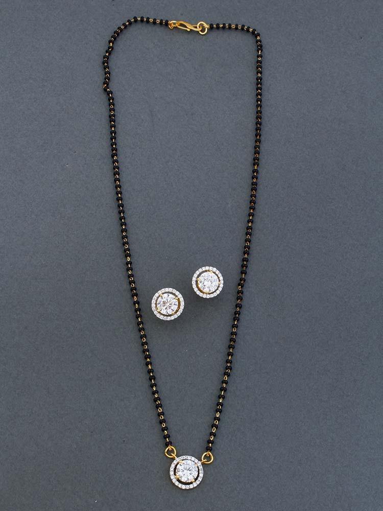 Golden Jennifer Mangalsutra Set - Image 4