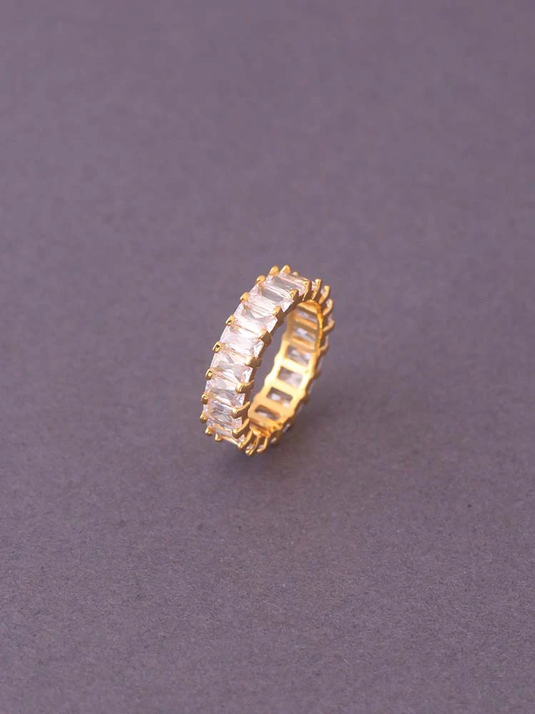 Golden Keily Zirconia Ring - EOSS - Image 2