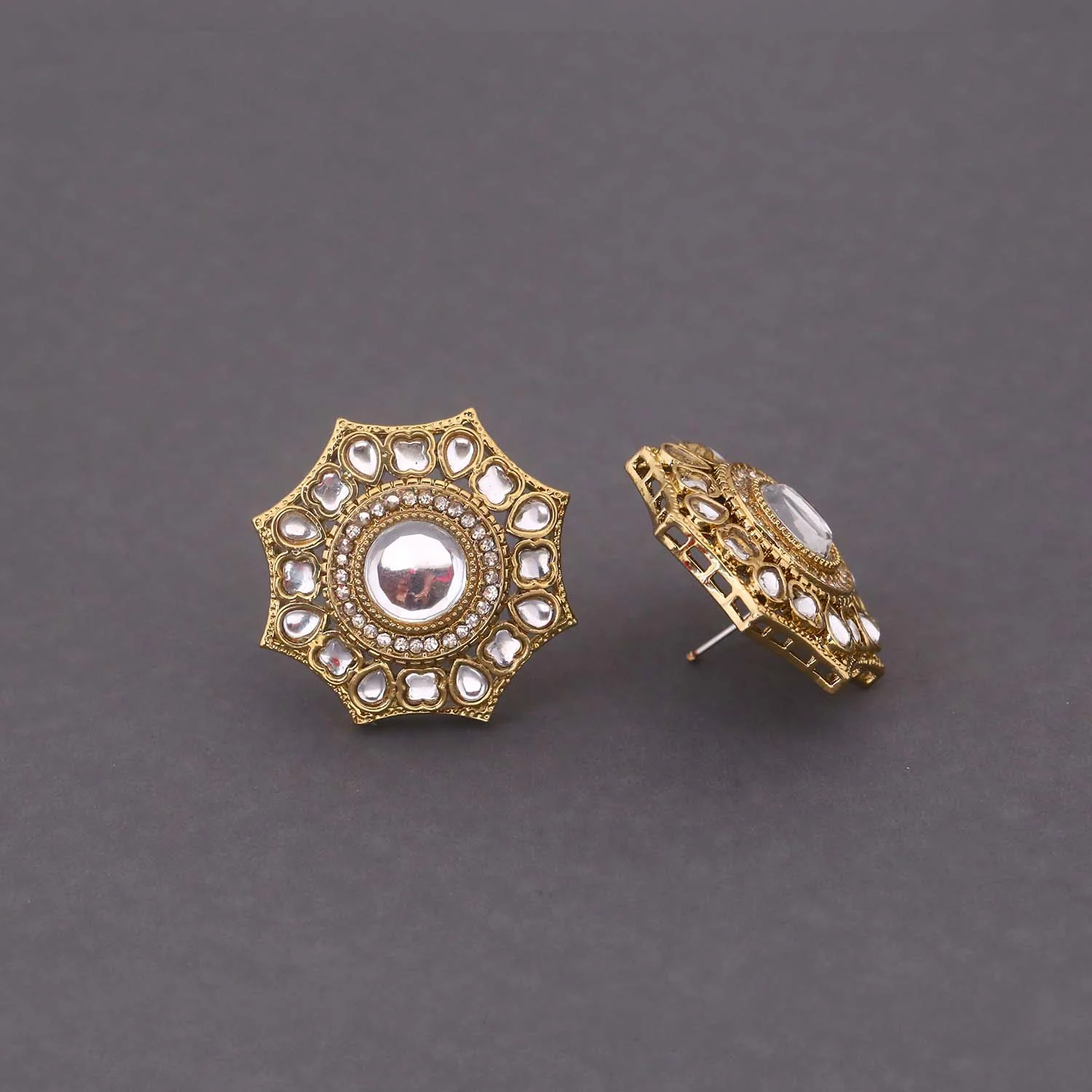 Golden Khinara Studs - Image 4