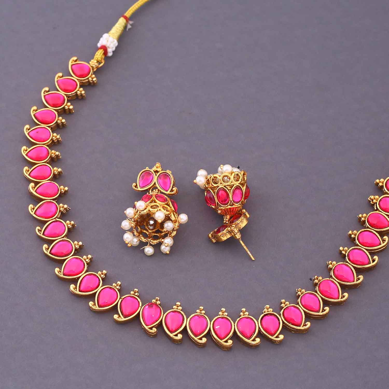 Rani Kumuda Antique Jewellery Set - New Arrival - Image 4