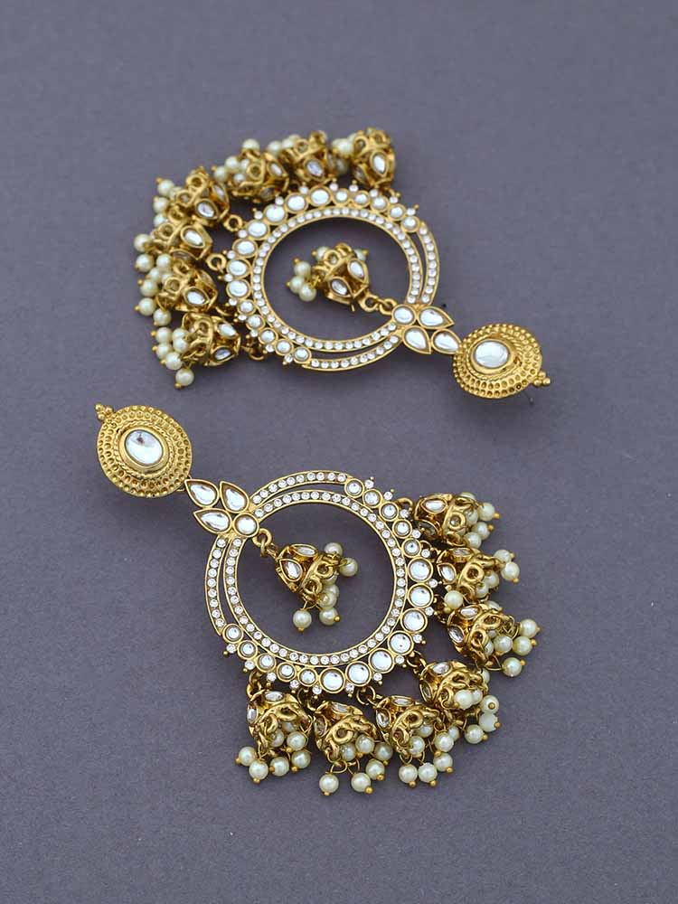 Golden Laksh Jhumkis - Image 3