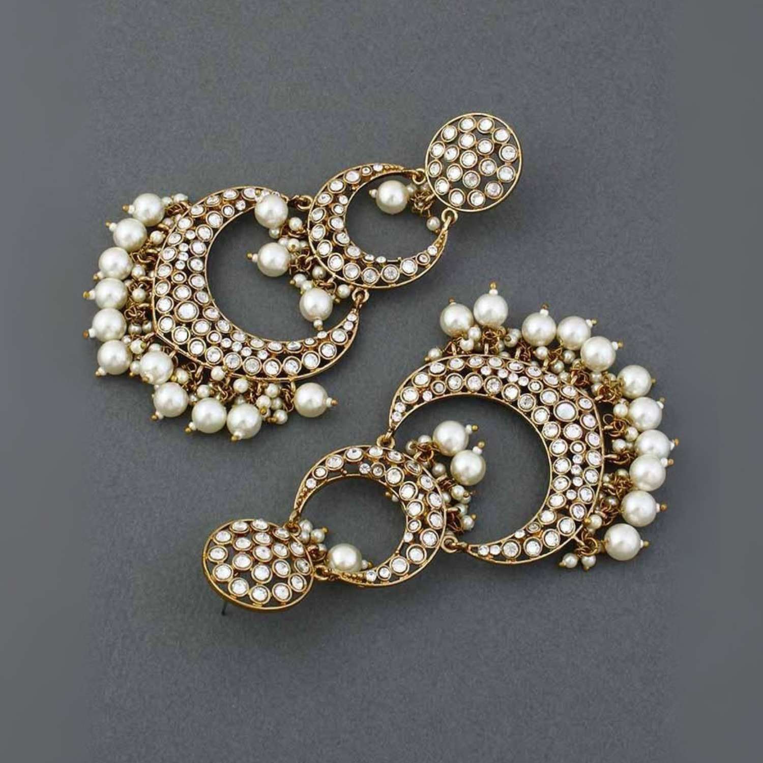 Ivory Layered Chandbalis - Image 3