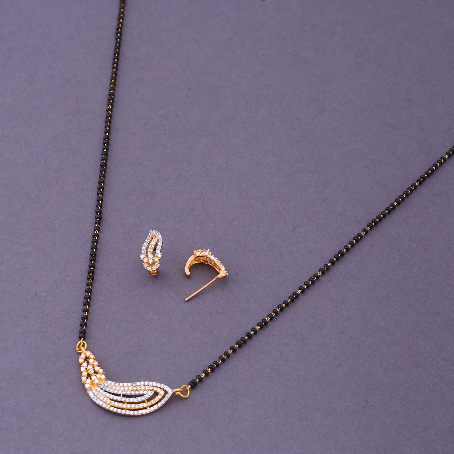Golden Leaden Mangalsutra Set - Image 4