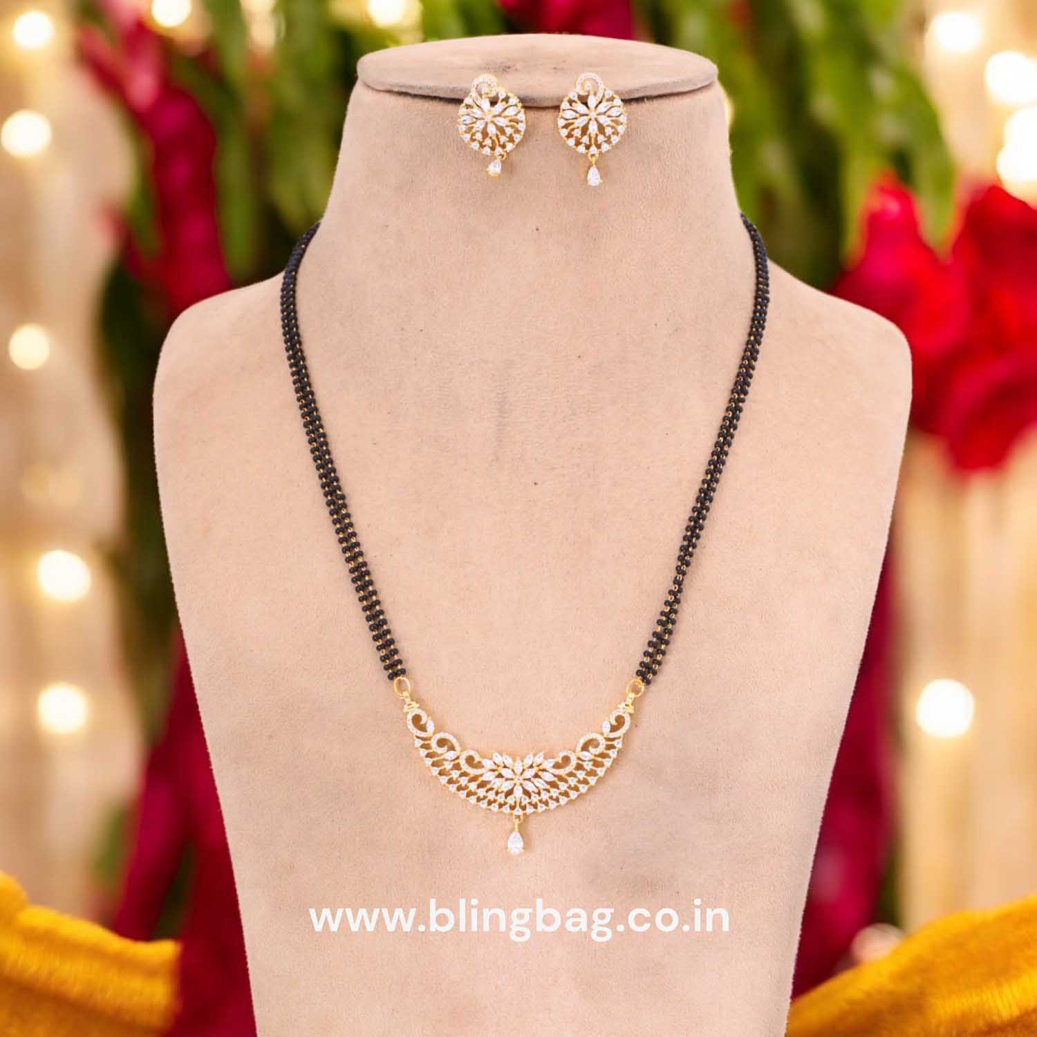 Golden Lennon Mangalsutra Set - Image 2
