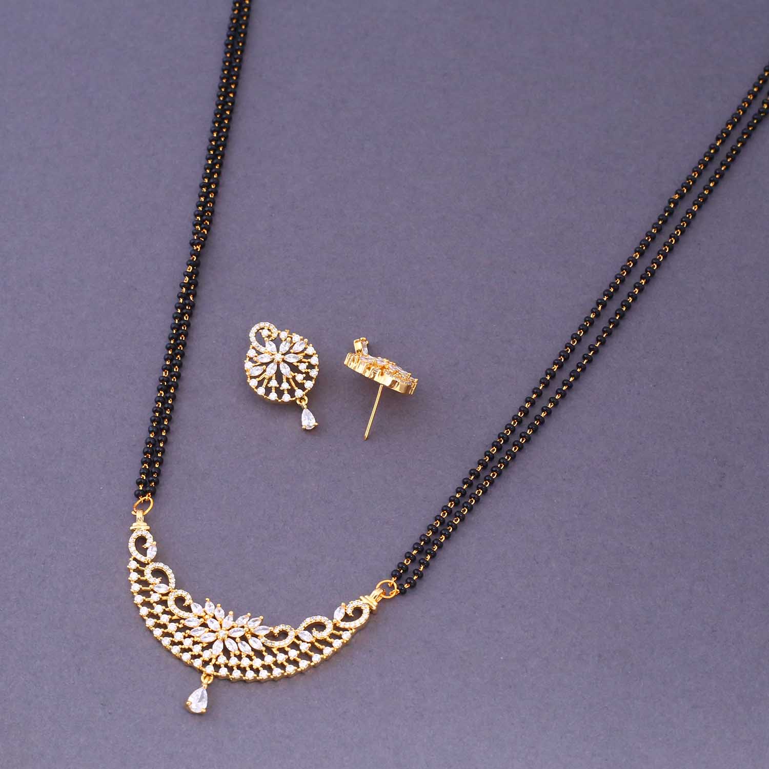 Golden Lennon Mangalsutra Set - Image 4