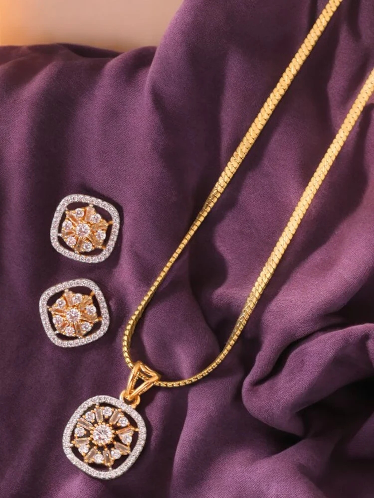 Golden Mariana Pendant Set - Image 2