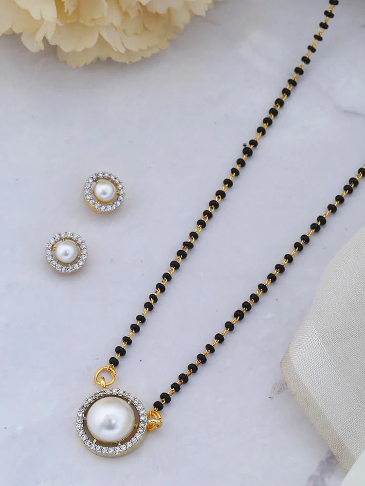 Golden Melia Mangalsutra Set - Image 2