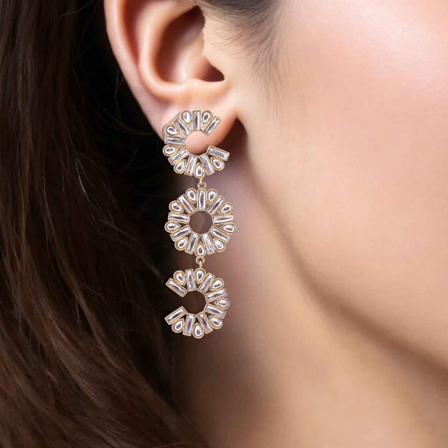 Golden NIshtha Danglers - Image 2