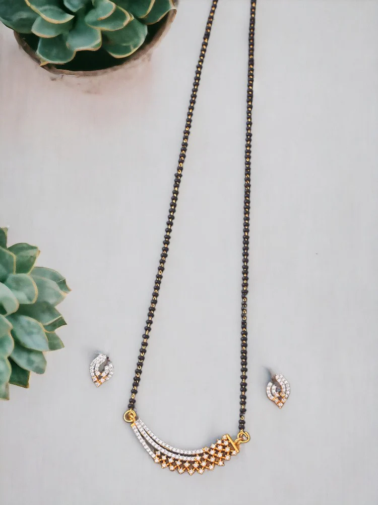 Golden Nitin Mangalsutra Set - Image 2