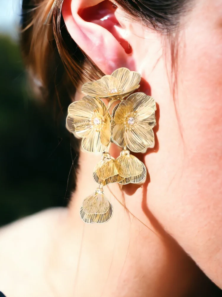Golden Norali Danglers