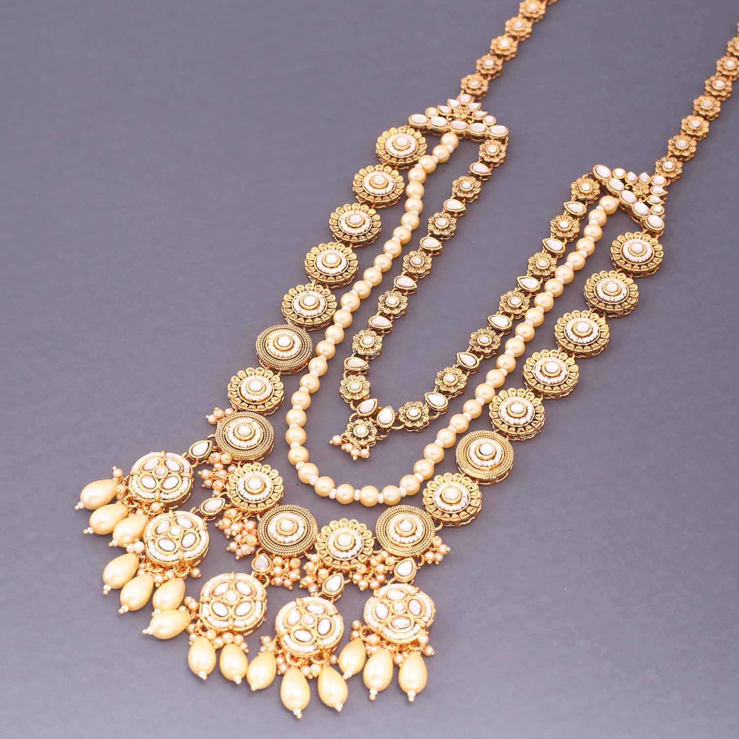 Golden Pavitra Bridal Jewellery Set - Image 4