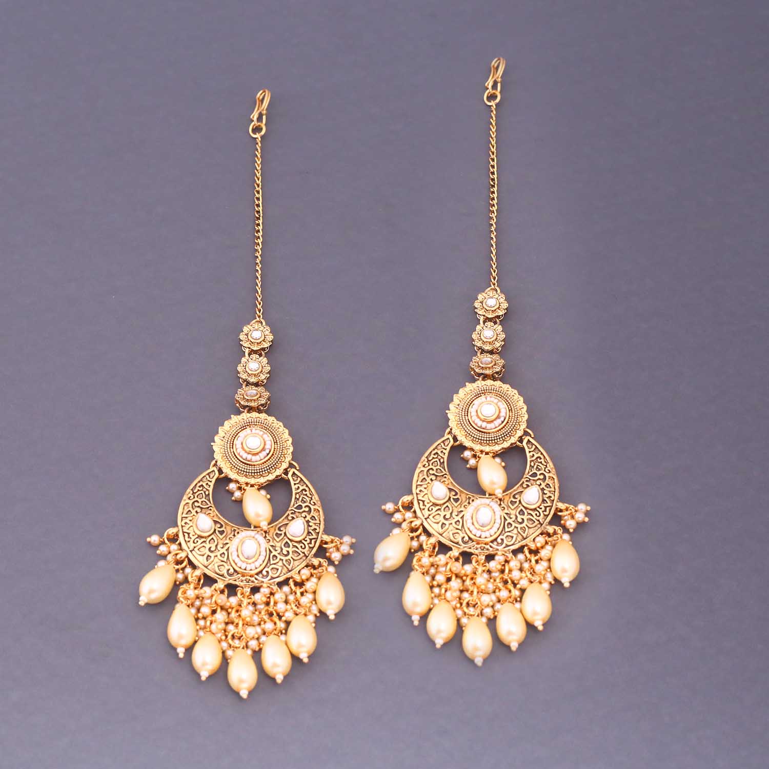 Golden Pavitra Bridal Jewellery Set - Image 6
