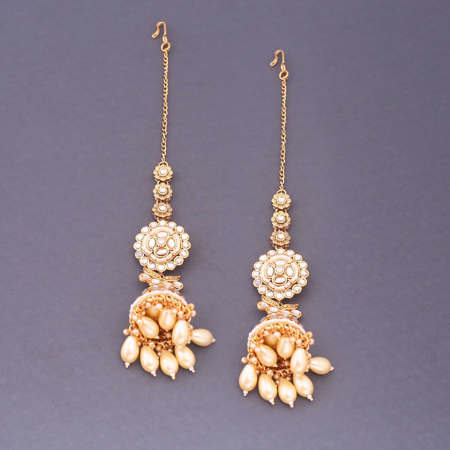 Golden Pavitra Bridal Jewellery Set - Image 7