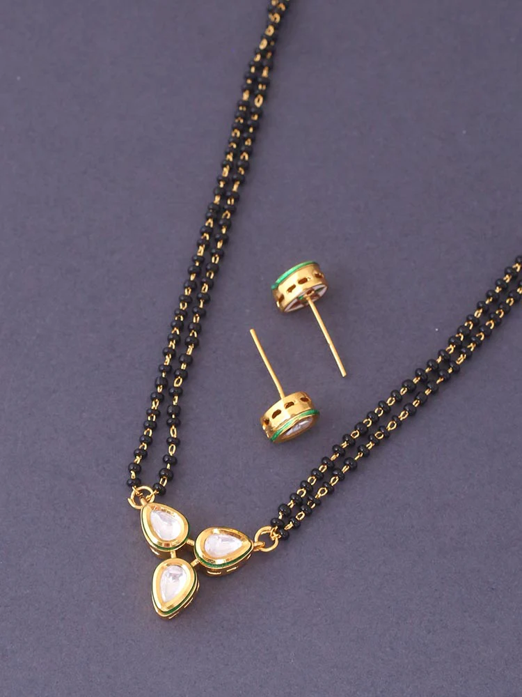 Golden Penny Mangalsutra Set - Image 4