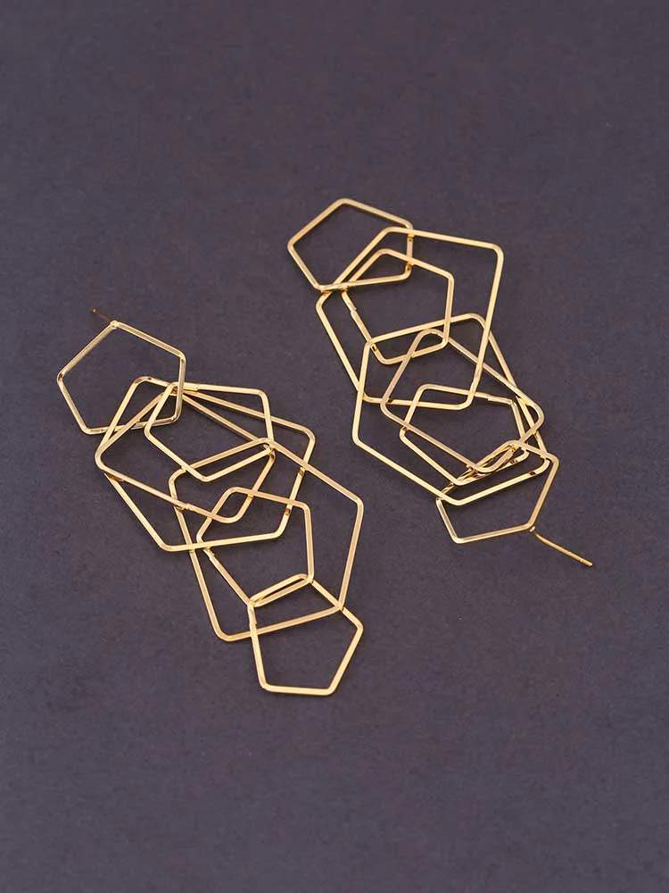 Golden Perenlus Danglers - Image 3