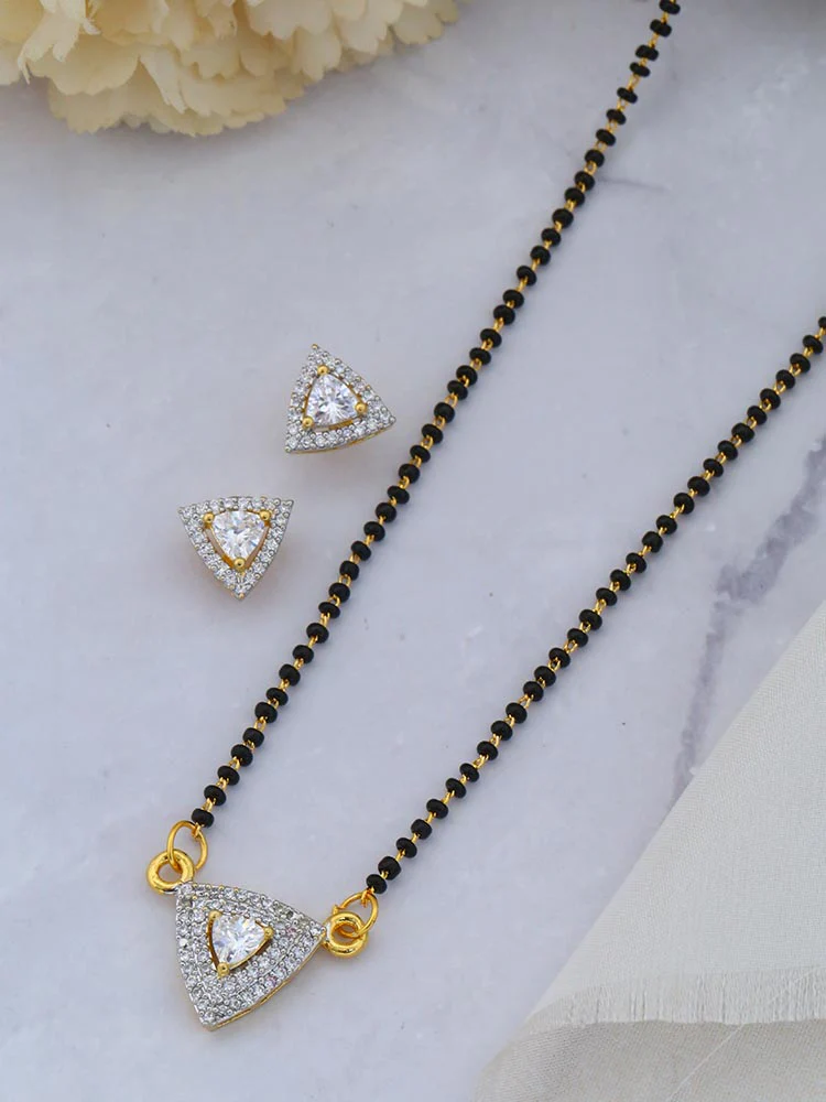 Golden Pinaka Mangalsutra Set - Image 2