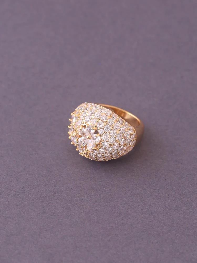 Golden Primrose Zirconia Ring - EOSS - Image 3