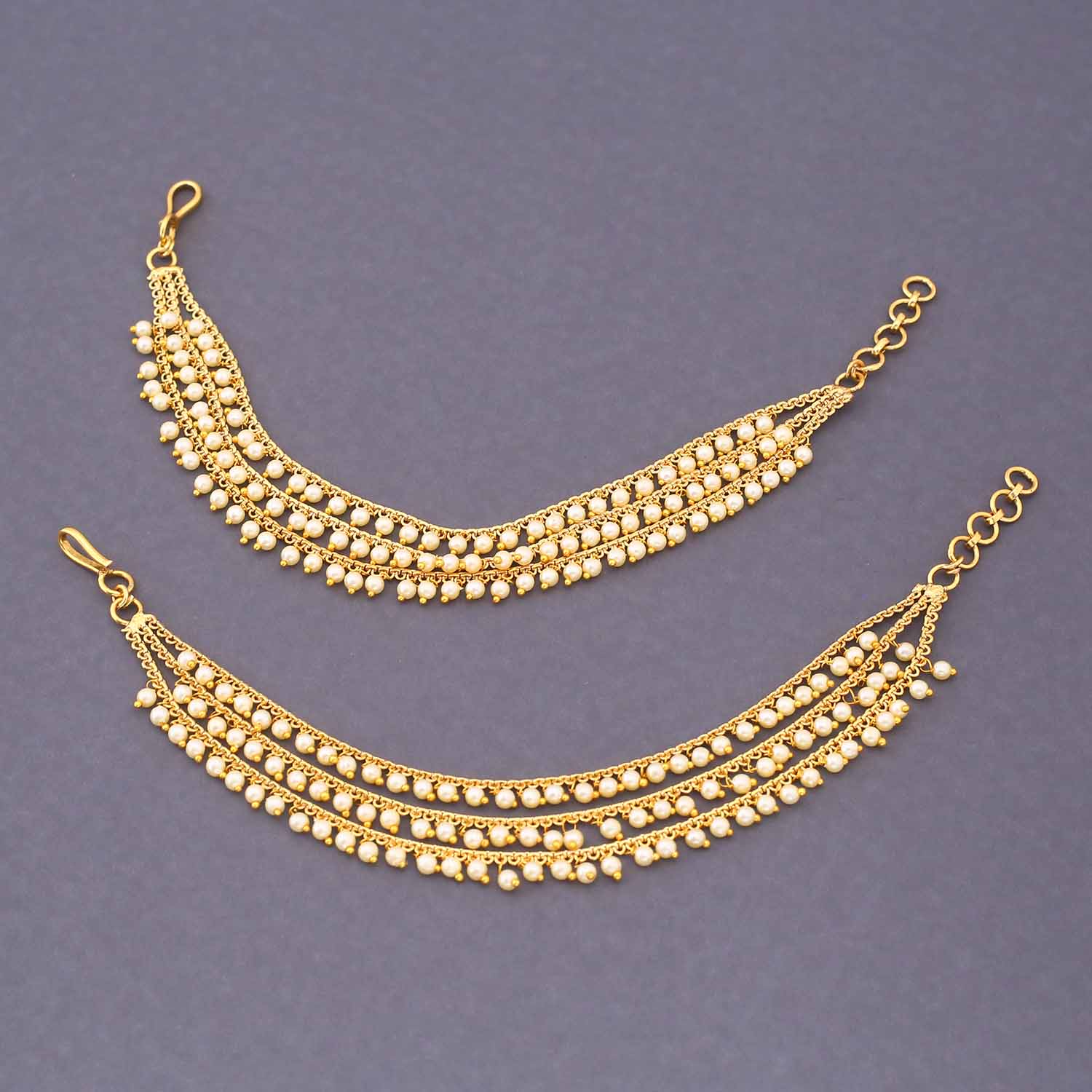 Golden Prisha Antique Ear Chain - Image 2