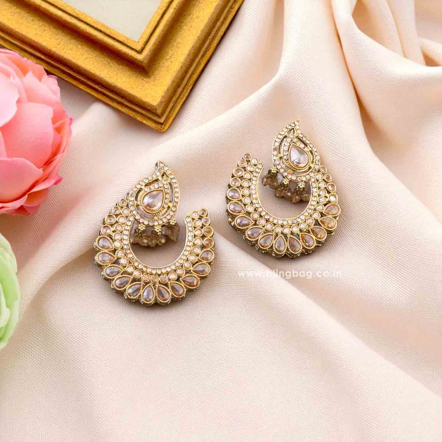 Golden Rasika Studs