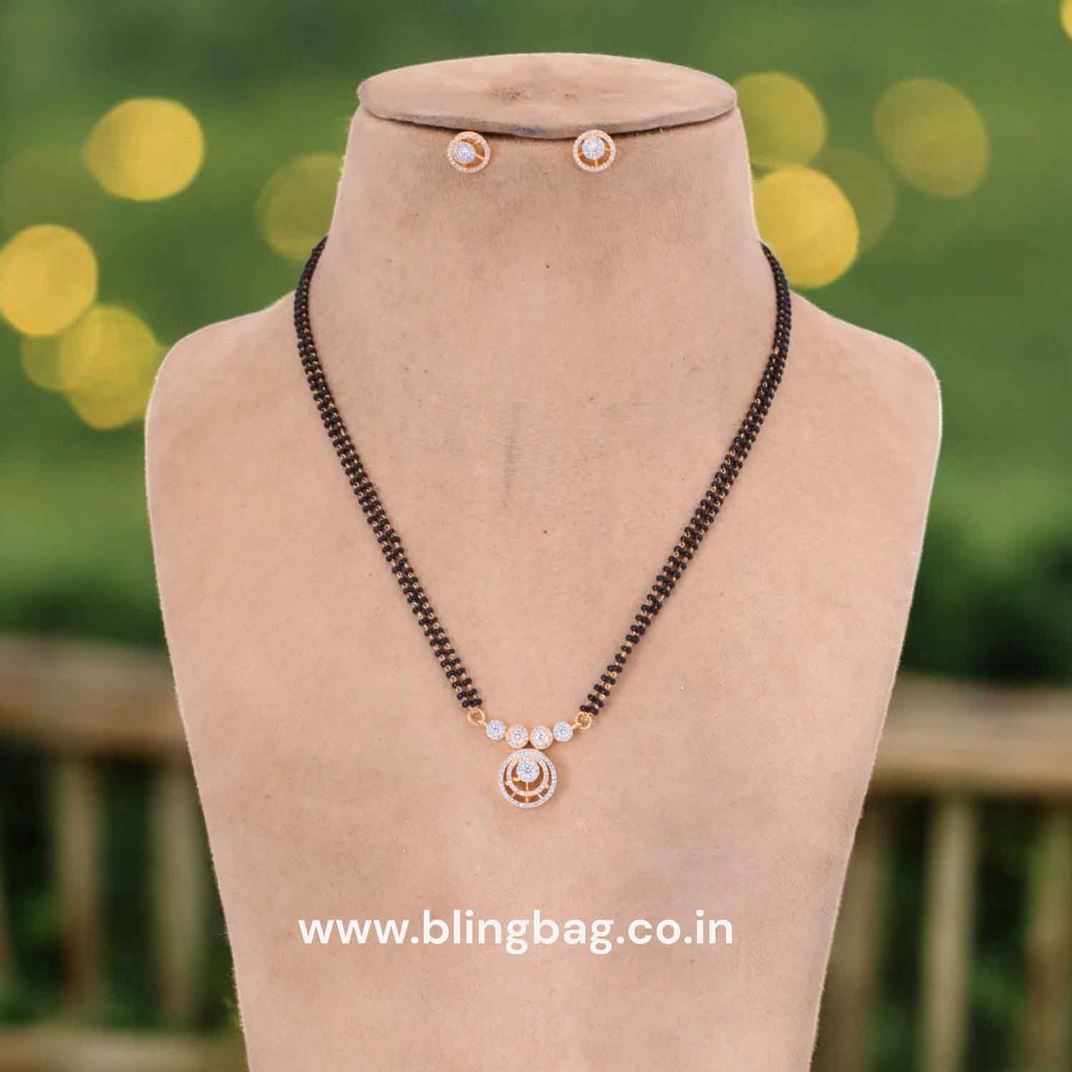 Golden Rhutani Mangalsutra Set - Image 2