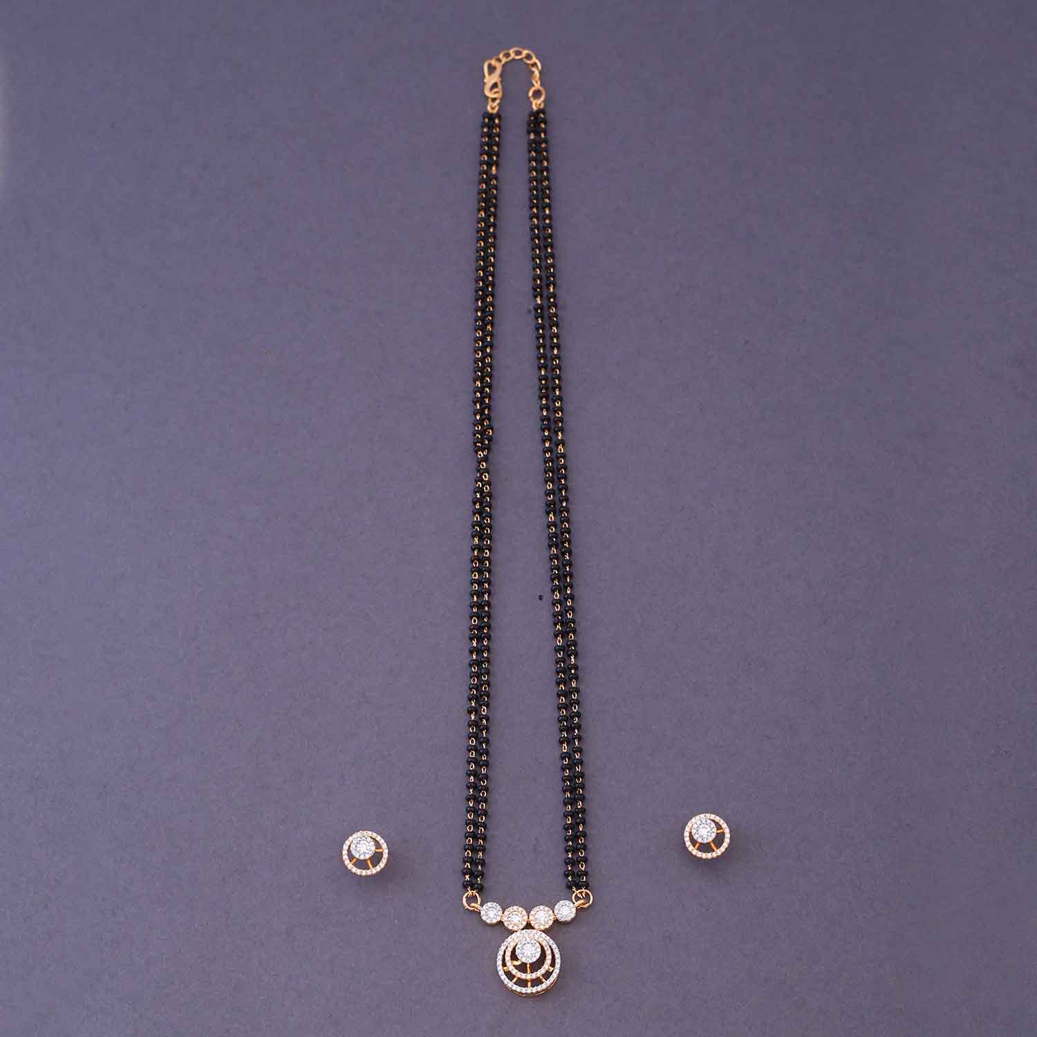 Golden Rhutani Mangalsutra Set - Image 3