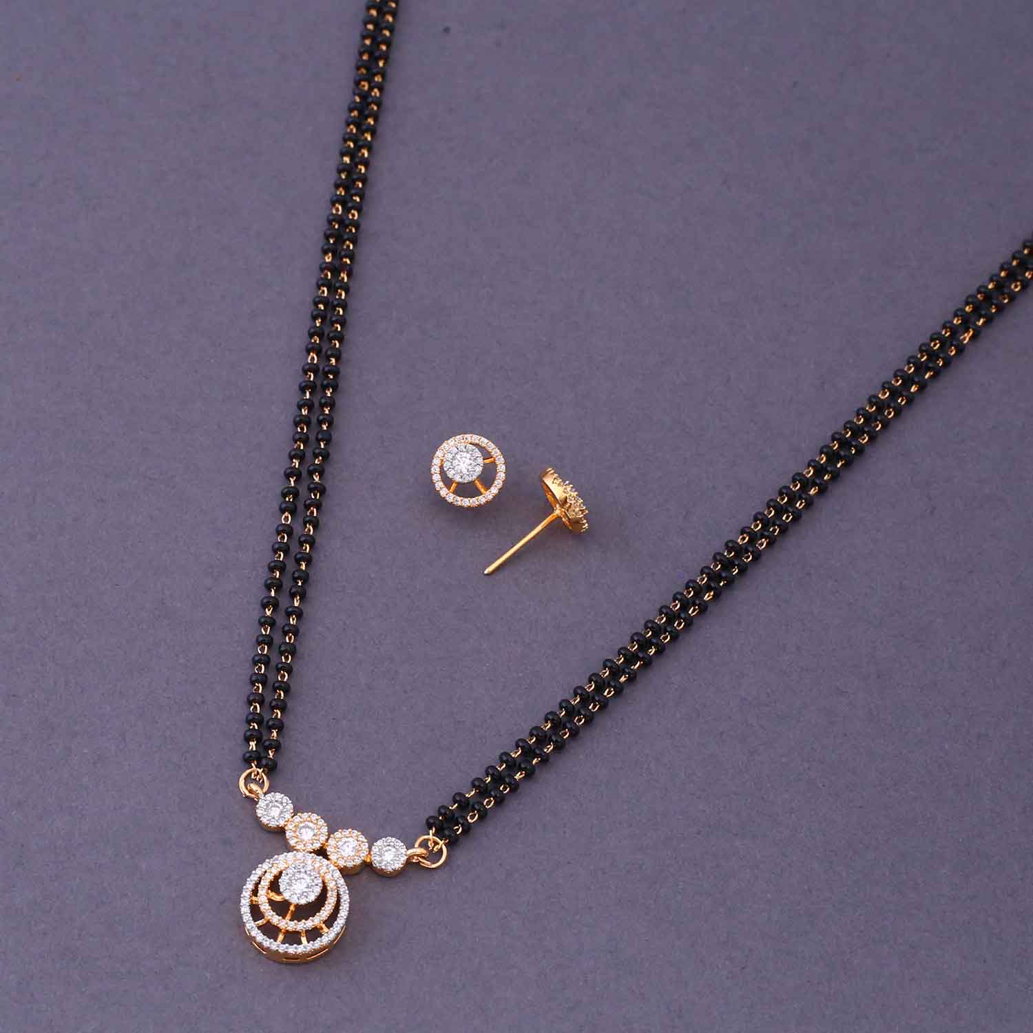 Golden Rhutani Mangalsutra Set - Image 4