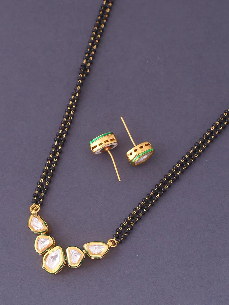 Golden Rukaiya Mangalsutra Set - Image 4
