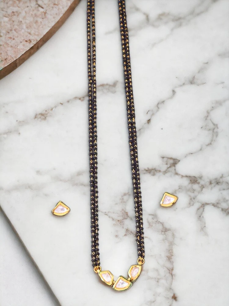 Golden Rukhsar Mangalsutra Set - Image 2