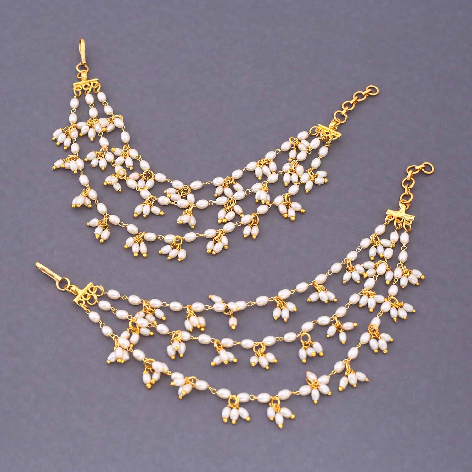 Golden Ruvya Antique Ear Chain - Image 2