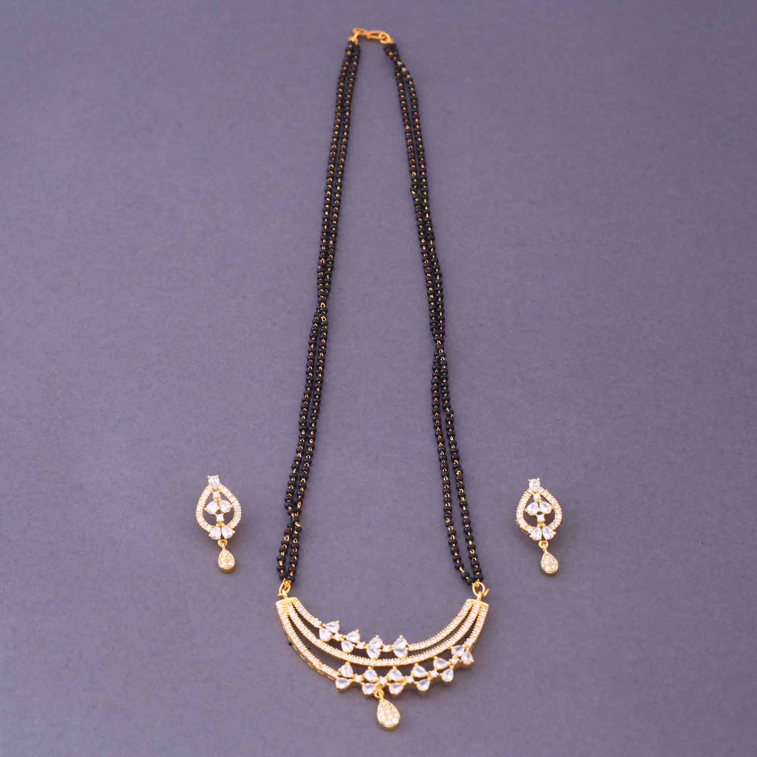 Golden Shareye Mangalsutra Set - Image 3