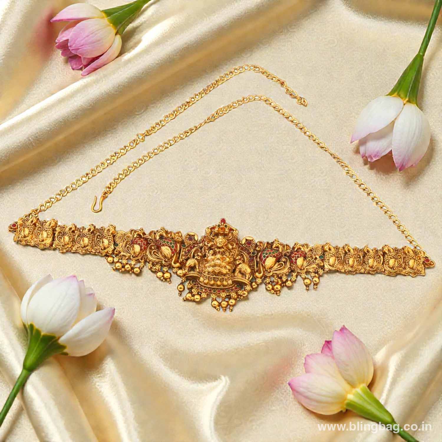Golden Siddhidatri Temple Waist Belt - Image 2