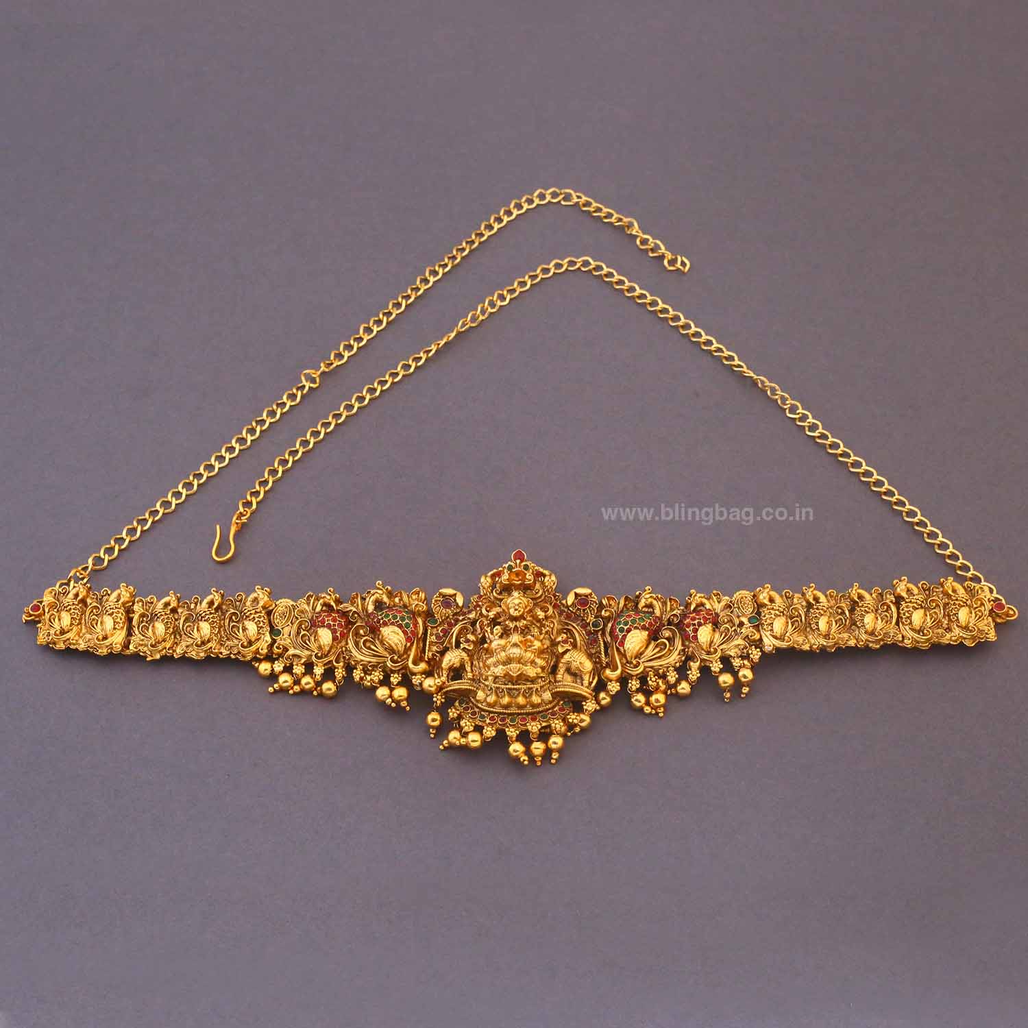 Golden Siddhidatri Temple Waist Belt - Image 3