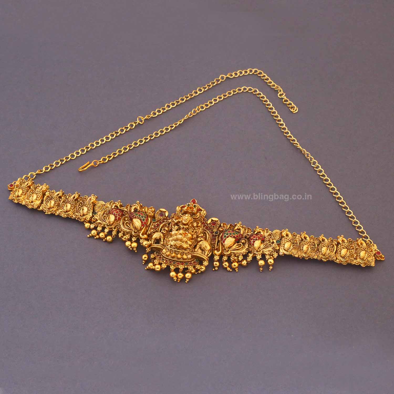 Golden Siddhidatri Temple Waist Belt - Image 4