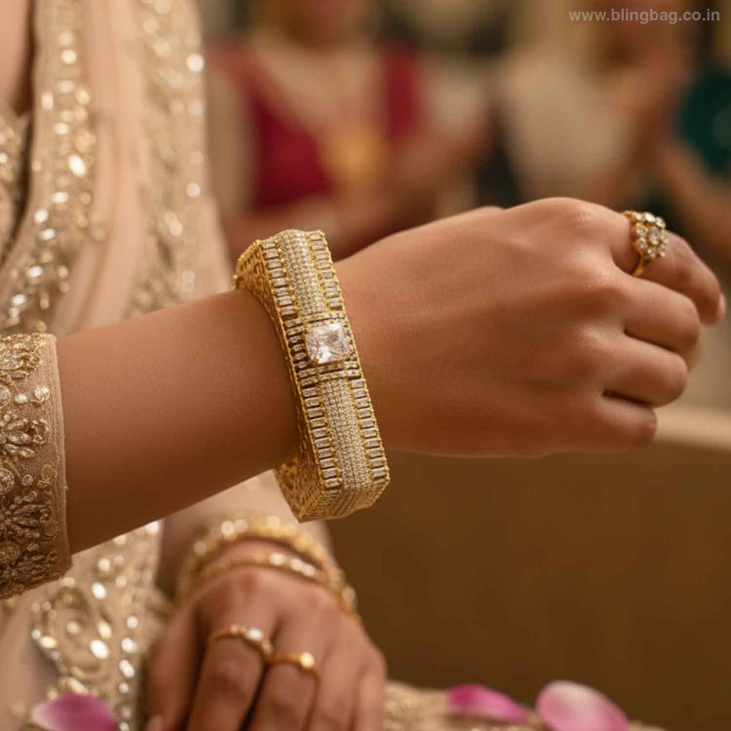 Golden Siecca Victorian Bracelet - Image 2