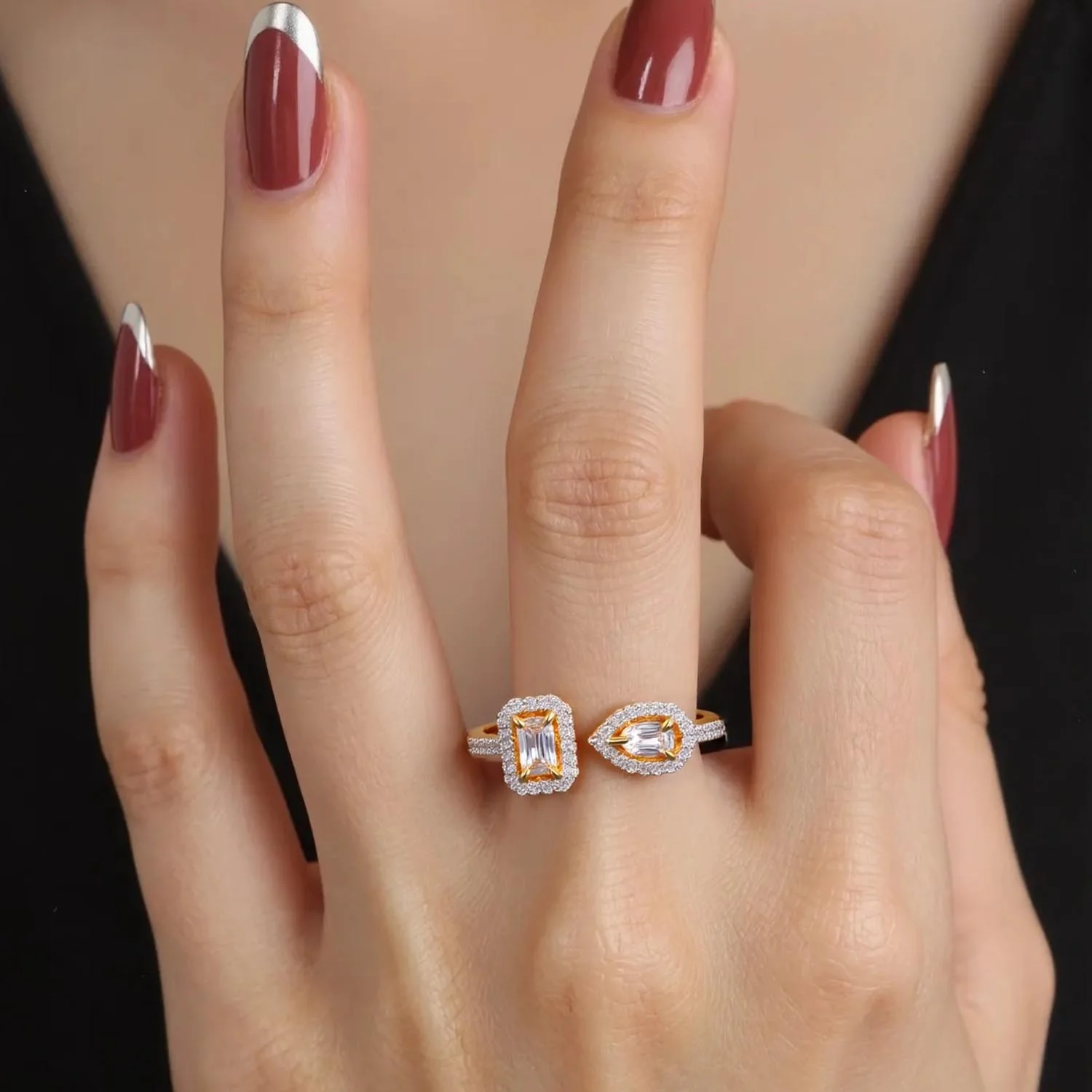 Golden Skye Adjustable Ring - Image 2