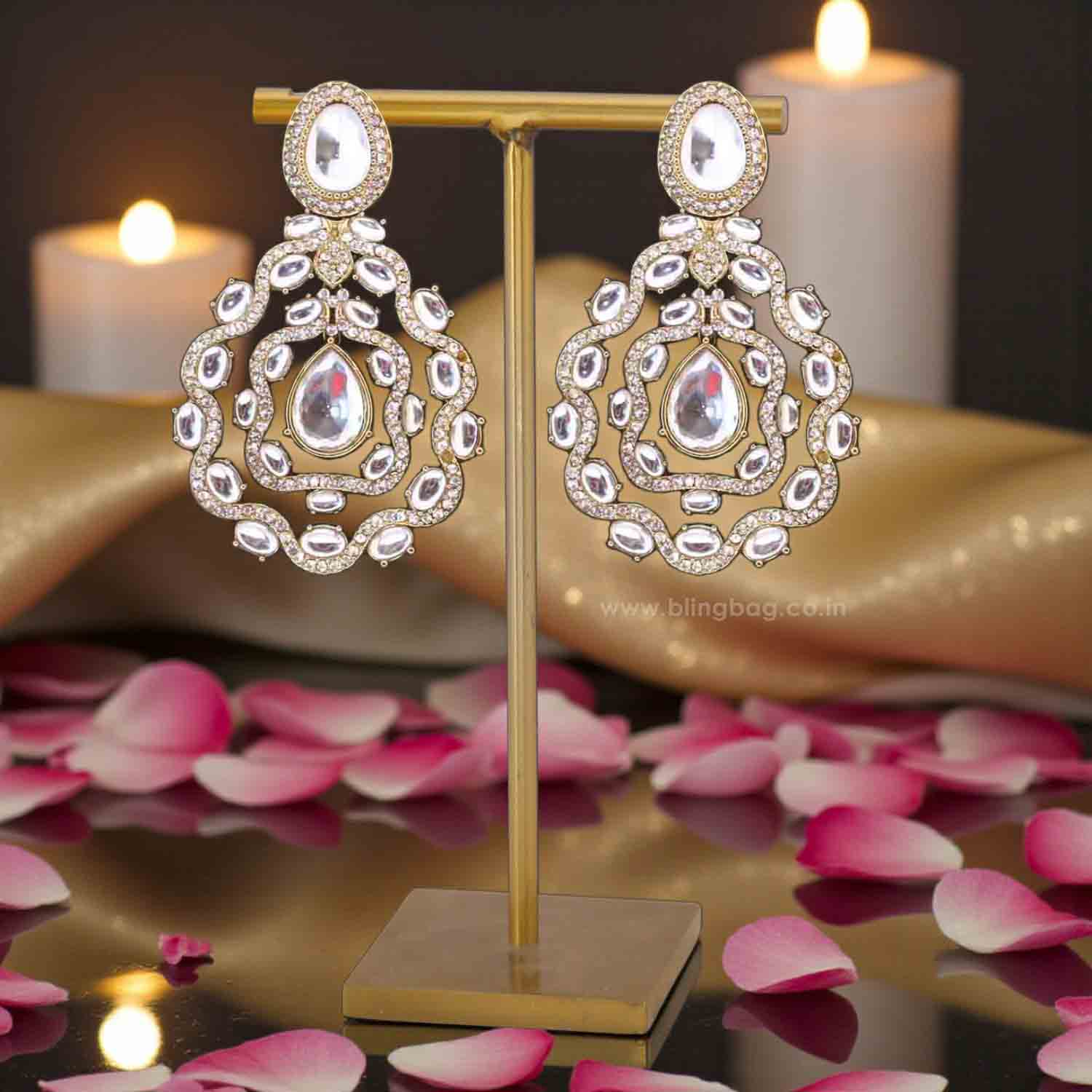 Golden Tanzila Chandbalis