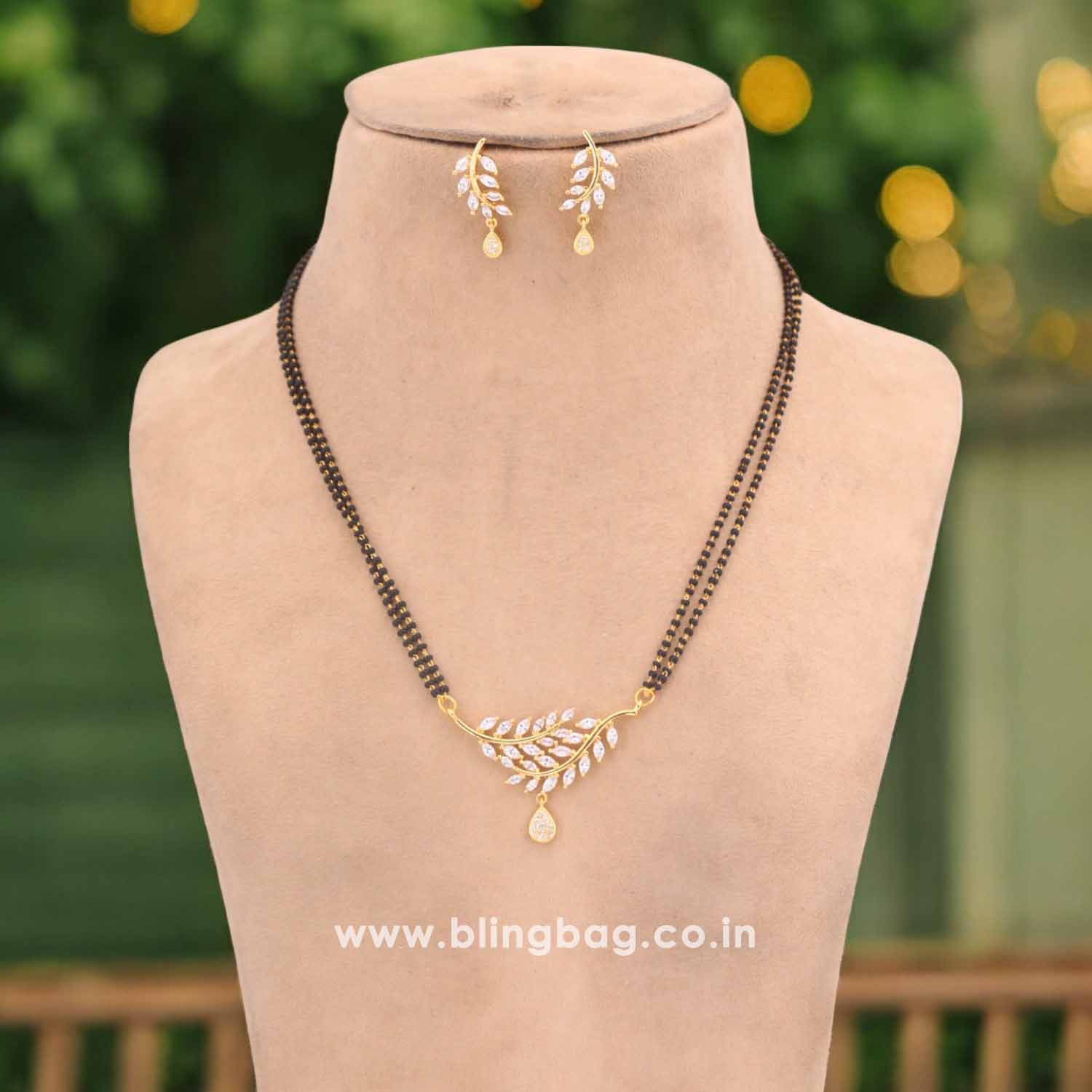 Golden Valentie Mangalsutra Set - Image 2