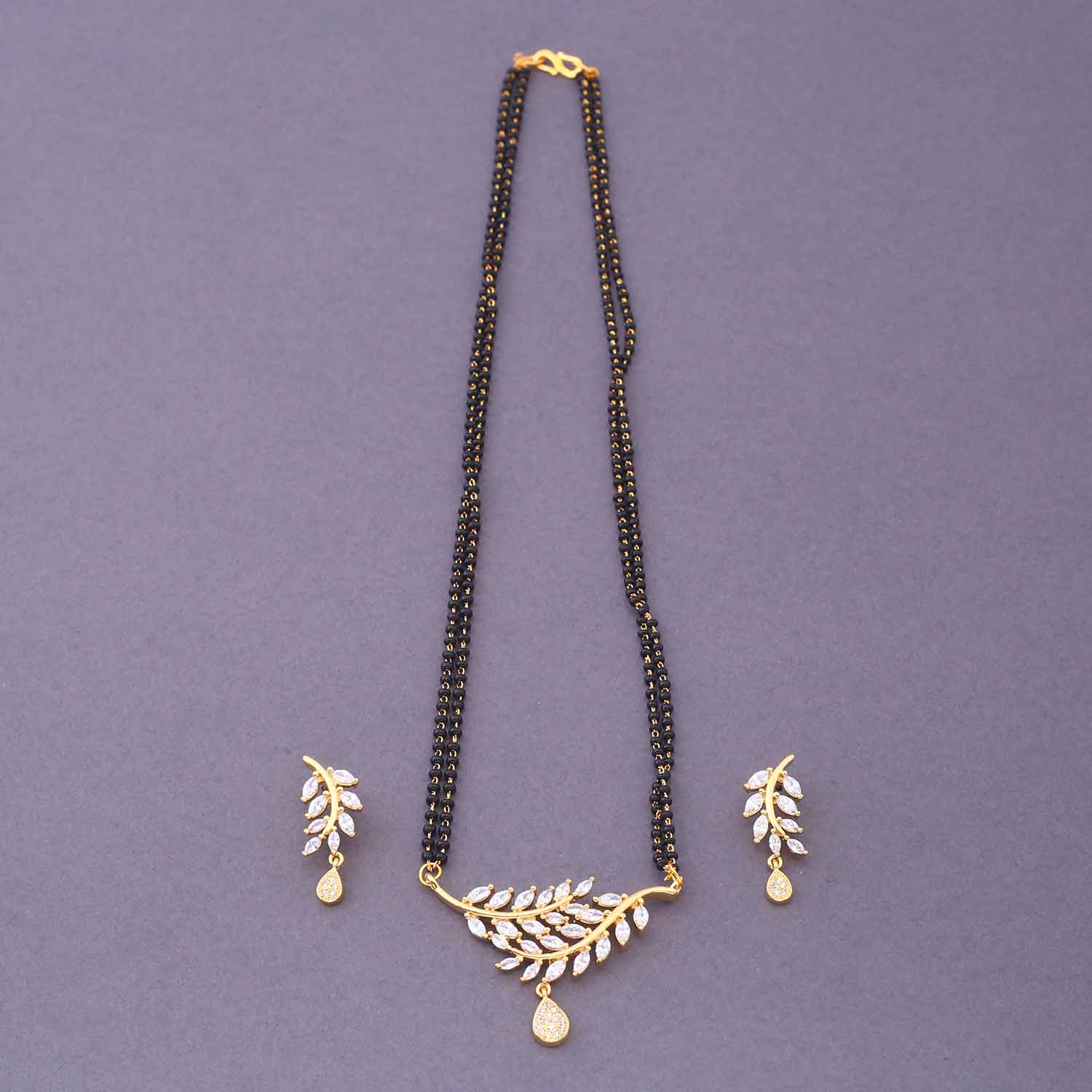 Golden Valentie Mangalsutra Set - Image 3