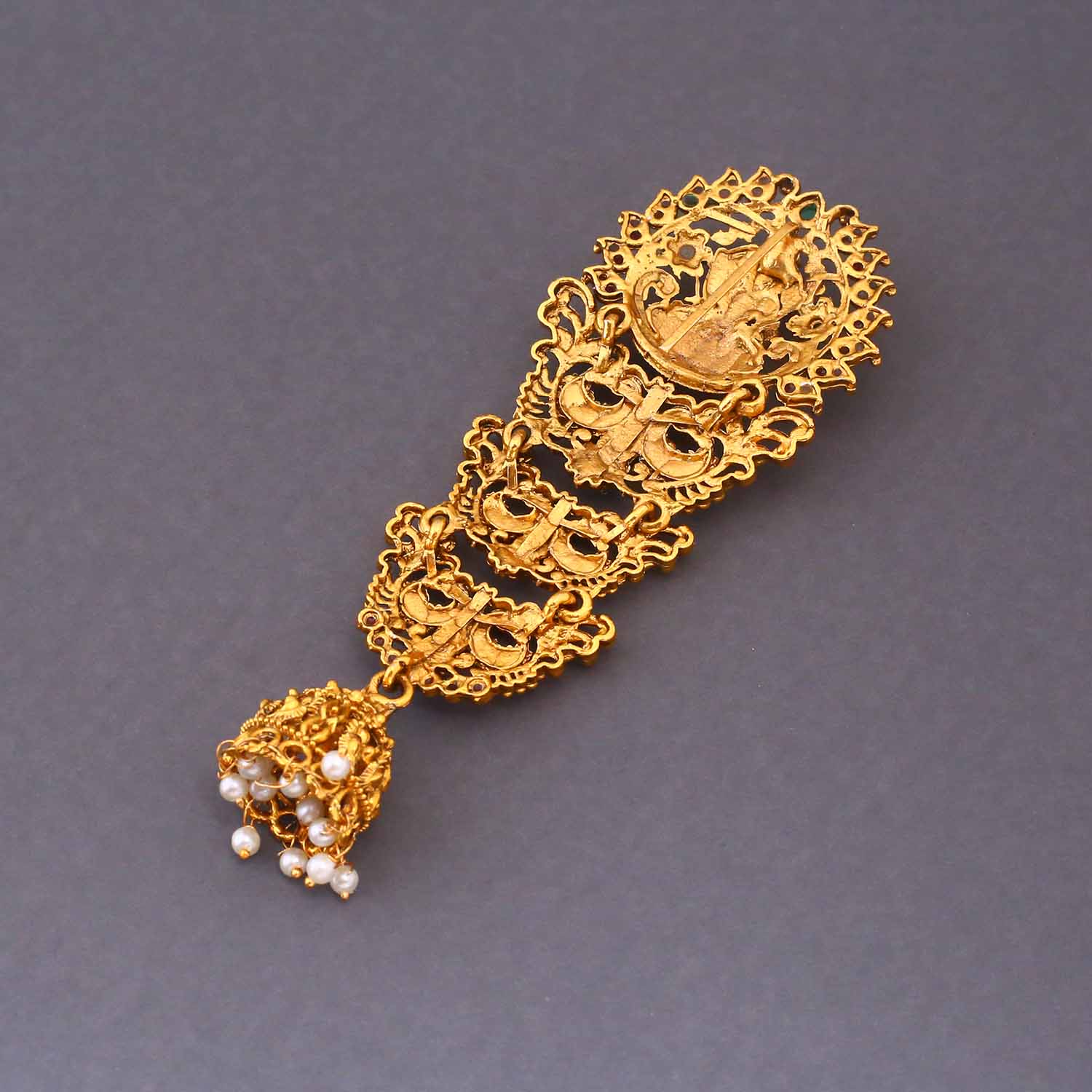 Golden Varashni Temple Hair Chooti - Image 5