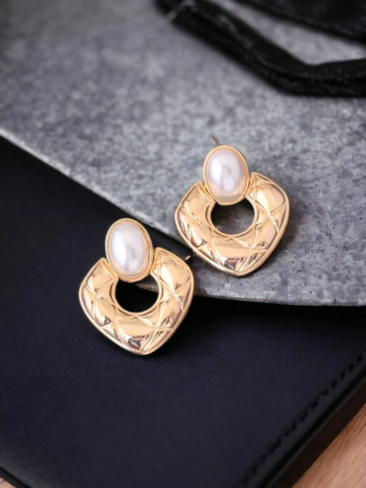 Golden Volga Studs