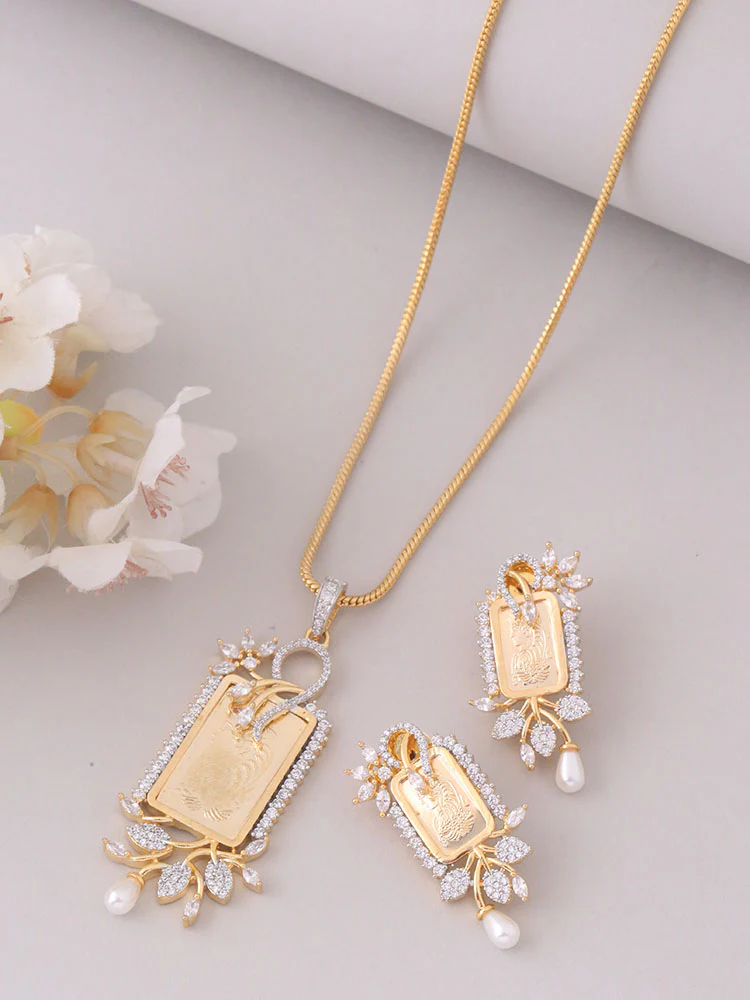 Golden Ximena Pendant Set - Image 2