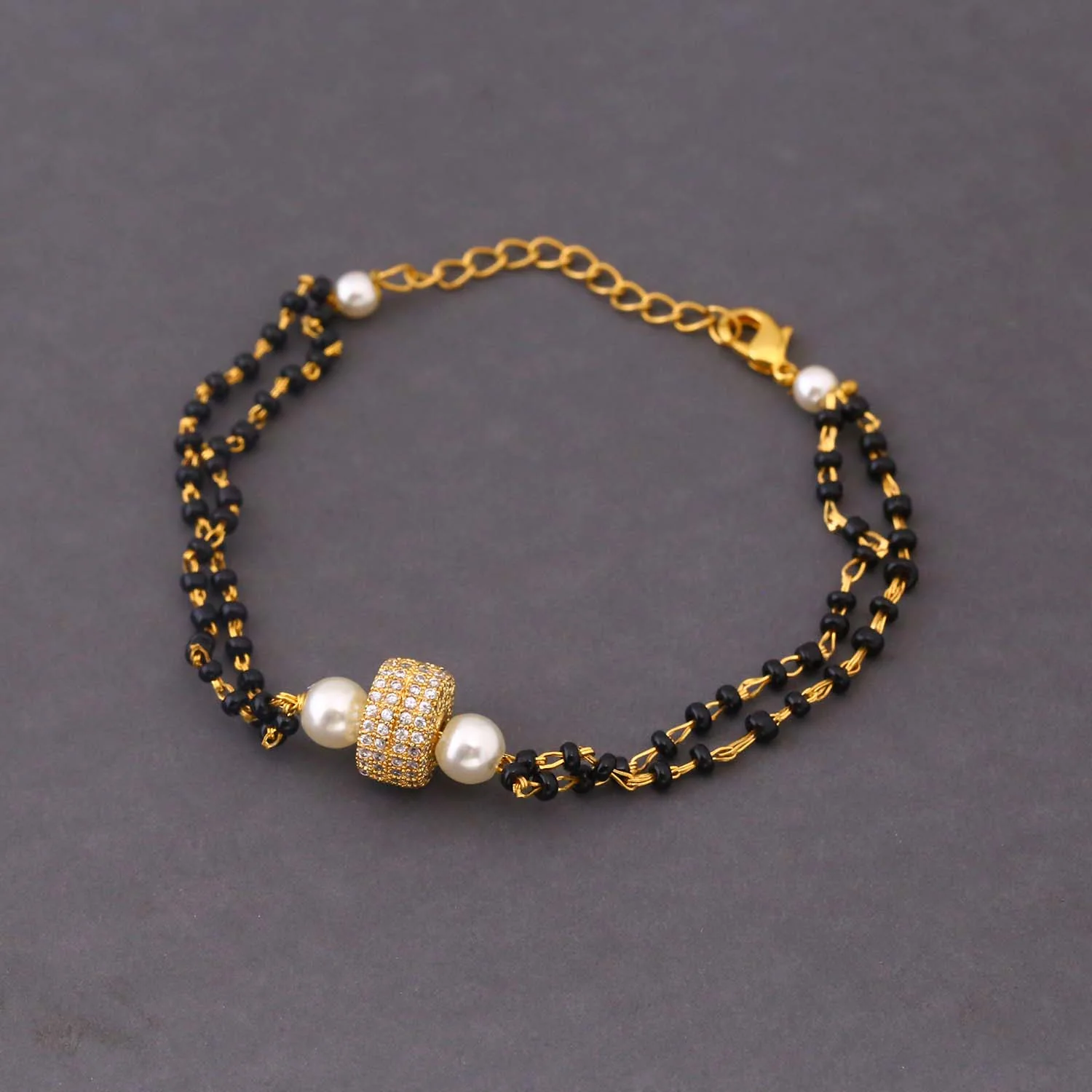 Golden Yaska Mangalsutra Bracelet - Image 3