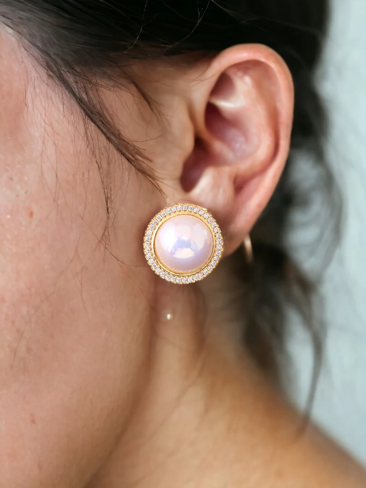 Golden Zera Zirconia Studs