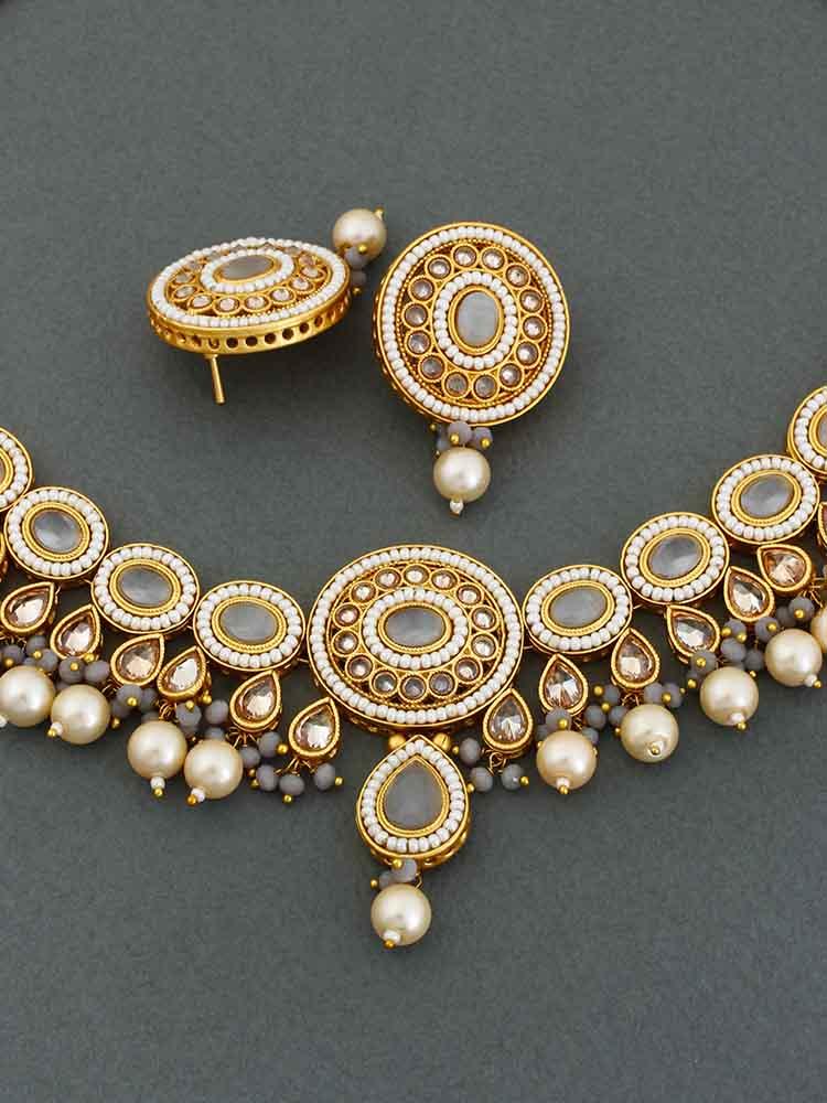 Grey Shobha Jewellery Set - Image 3