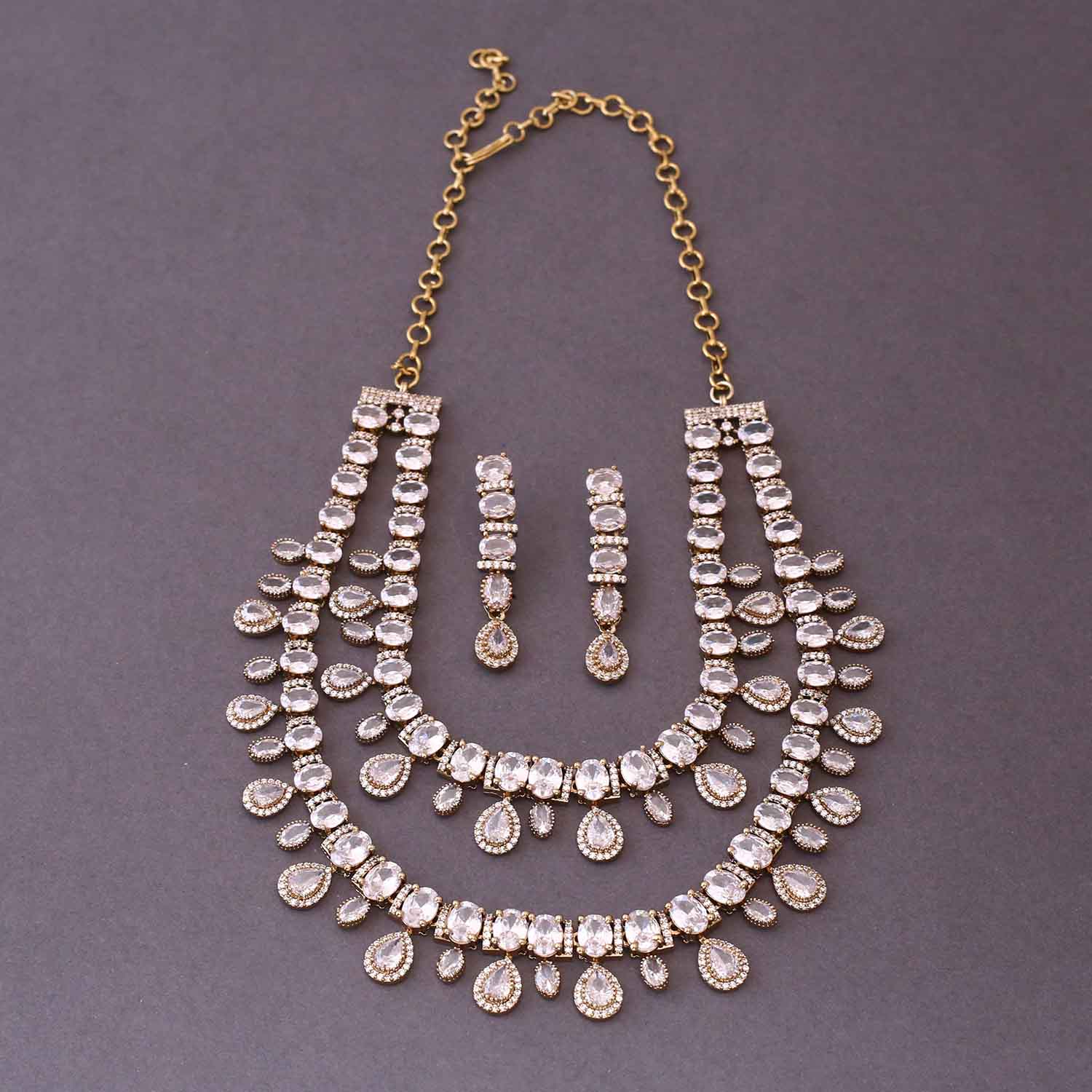 Ivory Aabirah Victorian Jewellery Set- New Arrival - Image 3