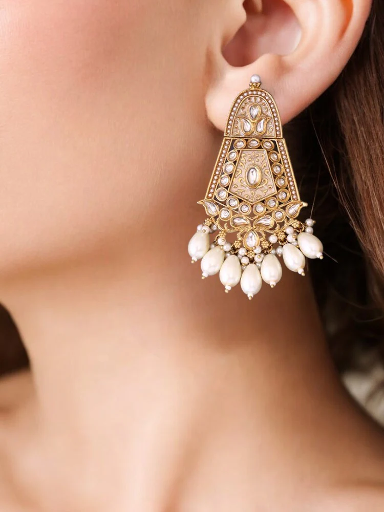 Ivory Aasavari Danglers - Image 2