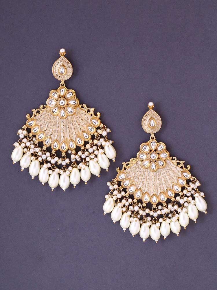 Ivory Aayesha Chandbalis - Image 3