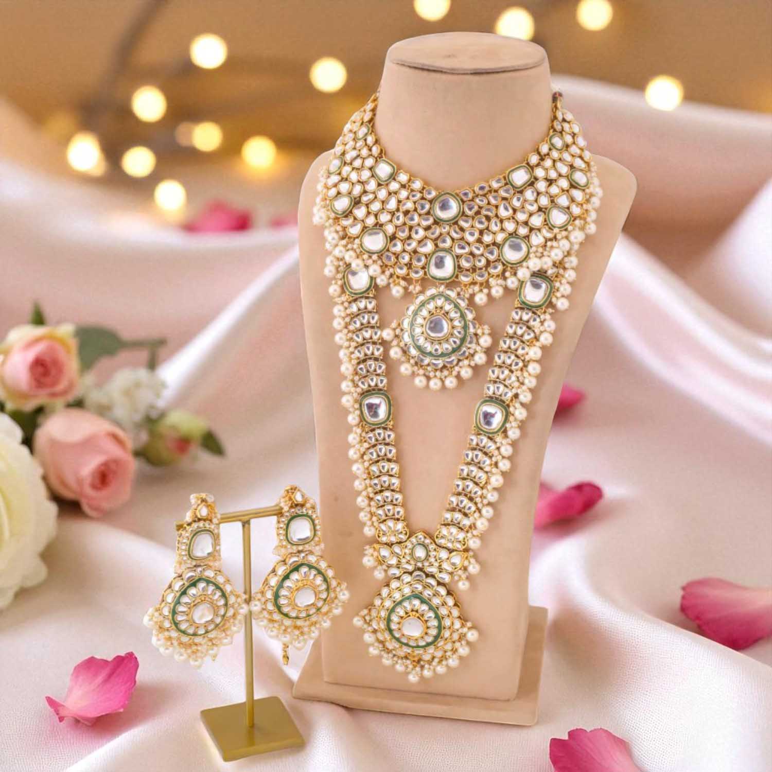 Ivory Aishwarya Bridal Jewellery Set - Image 3